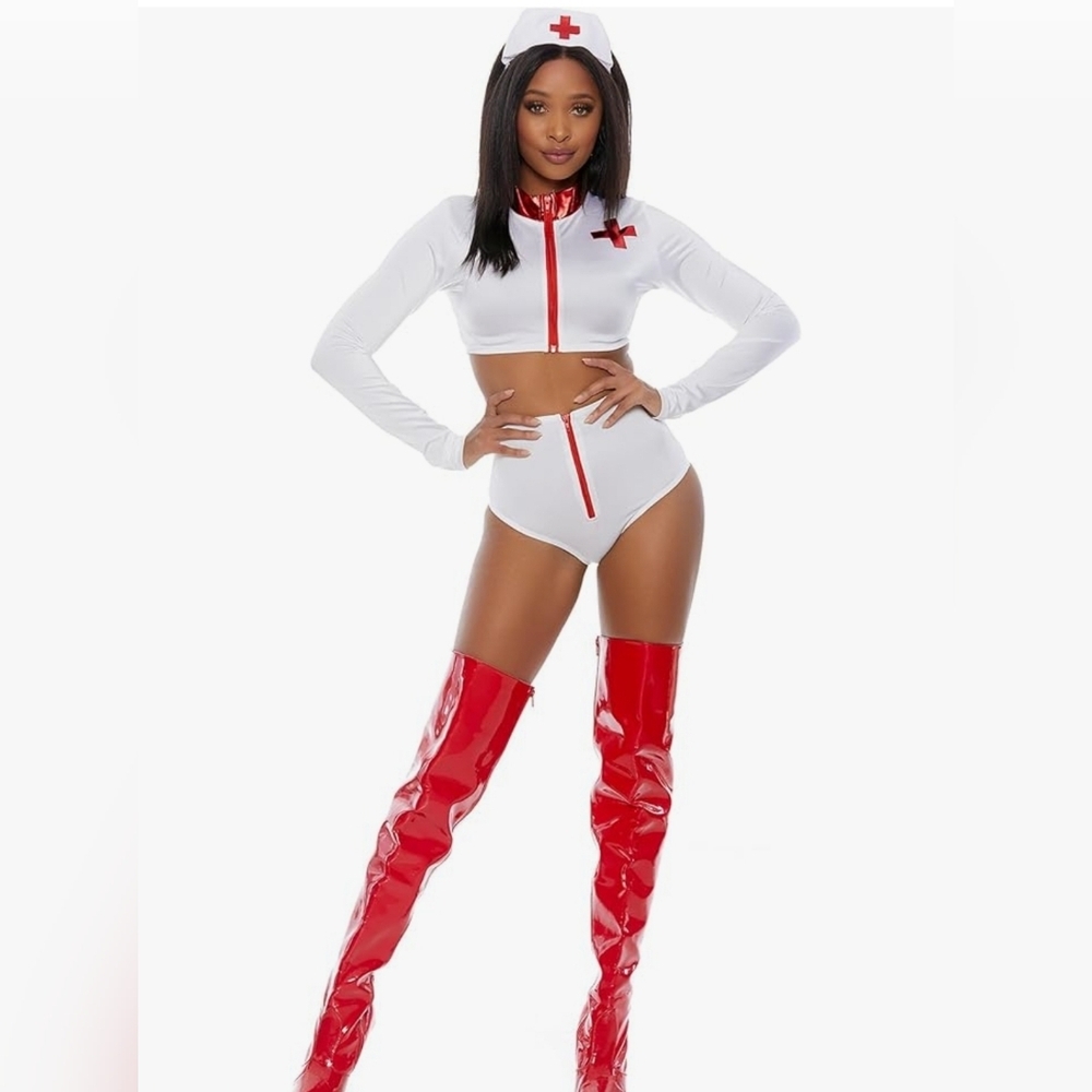 Sexy nurse rescue me Halloween costume size xs and